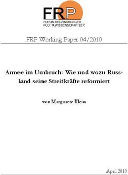 FRP Working Paper 04/2010 - Armee im Umbruch: Wie und wozu Russ- land seine Streitkr&auml;fte reformiert
