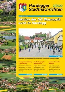 Stadtnachrichten Hardegger 2/2020 - Aktion der N&Ouml; Blasmusik auch in Hardegg - Stadtgemeinde Hardegg