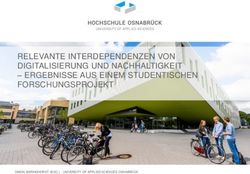 RELEVANTE INTERDEPENDENZEN VON DIGITALISIERUNG UND NACHHALTIGKEIT - ERGEBNISSE AUS EINEM STUDENTISCHEN FORSCHUNGSPROJEKT