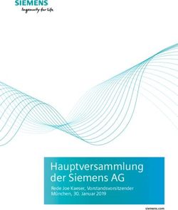 Hauptversammlung der Siemens AG - Rede Joe Kaeser, Vorstandsvorsitzender M&uuml;nchen, 30. Januar 2019 - siemens.com Global Website