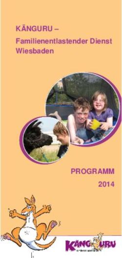 K&Auml;NGURU - Familienentlastender Dienst Wiesbaden - PROGRAMM 2014