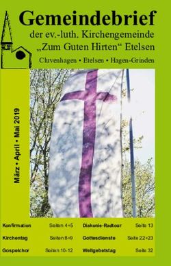 Gemeindebrief der ev.-luth. Kirchengemeinde "Zum Guten Hirten" Etelsen - Frauenfrühstück Kirche Etelsen