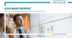 IQVIA MARKTBERICHT Entwicklung des deutschen Pharmamarktes im ersten Quartal 2019 - IQVIA.com