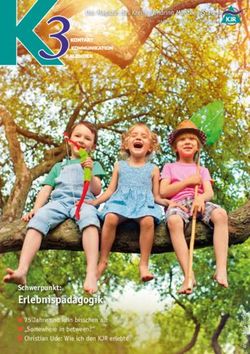 Erlebnispädagogik Schwerpunkt: Das Magazin des Kreisjugendring München-Stadt - Kreisjugendring München-Stadt