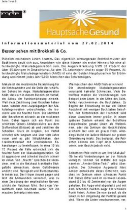 Besser sehen mit Brokkoli & Co.