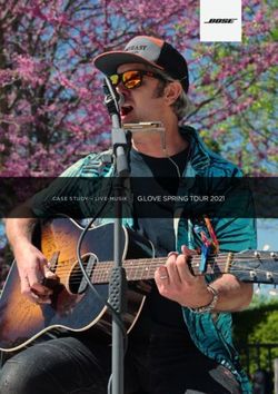 CASE STUDY - LIVE-MUSIK | G.LOVE SPRING TOUR 2021