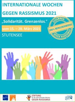 INTERNATIONALE WOCHEN GEGEN RASSISMUS 2021 - STUTENSEE "Solidarit&auml;t. Grenzenlos."