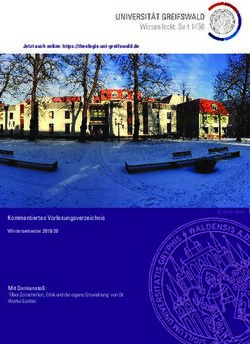 Kommentiertes Vorlesungsverzeichnis Mit Denkansto&szlig;: "&Uuml;ber Zeitschriften, Ethik und die eigene Entwicklung" von Dr. Wenke Liedtke - Theologische ...