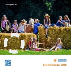 Ferienkalender 2020 - ferien.ljrmv.de - Kreisjugendring Ludwigslust-Parchim