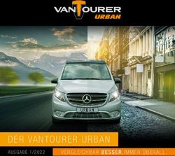 DER VANTOURER URBAN VERGLEICHBAR BESSER.IMMER.ÜBERALL.