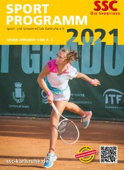 SPORT PROGRAMM - ssc-karlsruhe.de - UNSER ANGEBOT VON A - Z - SSC Karlsruhe
