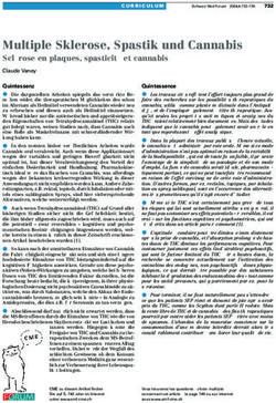 Multiple Sklerose, Spastik und Cannabis - Scl&eacute;rose en plaques, spasticit&eacute; et cannabis