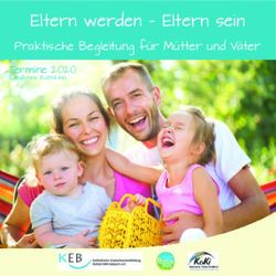 Eltern werden - Eltern sein - Praktische Begleitung f&uuml;r M&uuml;tter und V&auml;ter Termine 2020 Landkreis Rottal-Inn - Landratsamt Rottal-Inn