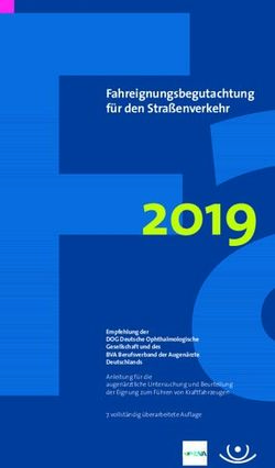 Fahreignungsbegutachtung für den Straßenverkehr - Deutsche ...