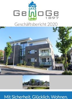 GESCH&Auml;FTSBERICHT 2020 - MIT SICHERHEIT. GL&Uuml;CKLICH. WOHNEN - GEWOGE 1897