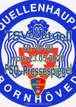 TSV-Aktuell Nr. 20 vom 23.05.2020 - Seite 1 - LR - Bornh&ouml;ved