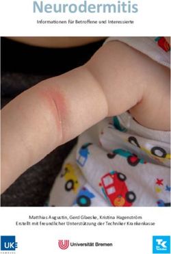 Neurodermitis Informa onen für Betroff ene und Interessierte - Ma hias Augus n, Gerd Glaeske, Kris na Hagenström Erstellt mit freundlicher ...