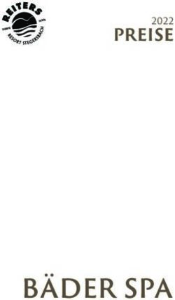 B&Auml;DER SPA - PREISE - Reiters Resort Stegersbach