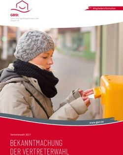 BEKANNTMACHUNG DER VERTRETERWAHL - www.gbst . d