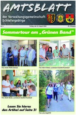 Sommertour am "Gr&uuml;nen Band" - Verwaltungsgemeinschaft ...