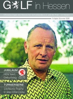 JUBIL&Auml;UM HGV feiert Geburtstag - TURNIERSERIE - Golf in Hessen