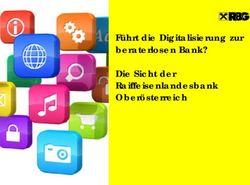 F&uuml;hrt die Digitalisierung zur beraterlosen Bank? Die Sicht der Raiffeisenlandesbank Ober&ouml;sterreich