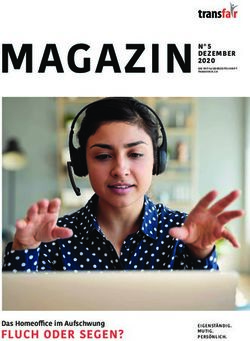 MAGAZIN N 5 - FLUCH ODER SEGEN? Das Homeoffice im Aufschwung - Transfair