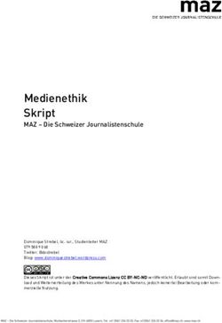Medienethik Skript MAZ - Die Schweizer Journalistenschule - Medialex