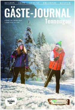 GÄSTE-JOURNAL Tennengau - REGION ORTE GENUSS ERLEBNIS KULTUR