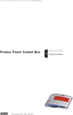Fronius Power Control Box - Bedienungsanleitung Datenkommunikation