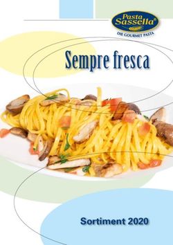 Sempre fresca - Sortiment 2020 - Pasta Sassella