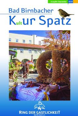 Kultur Spatz Bad Birnbacher - Ausgabe September 2019