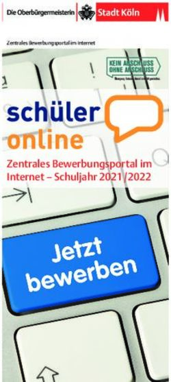 Zentrales Bewerbungsportal im Internet - Schuljahr 2021 /2022 - Stadt K&ouml;ln