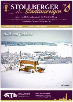 BLICK AUF GABLENZ 33.JAHRGANG|391.AUSGABE MITTWOCH,16.FEBRUAR2022 AUSGABE2/2022 - STADT STOLLBERG
