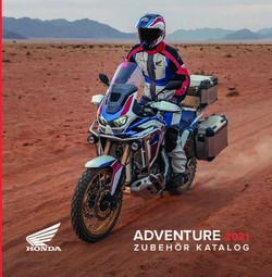 ADVENTURE 2021 ZUBEH&Ouml;R KATALOG - Honda