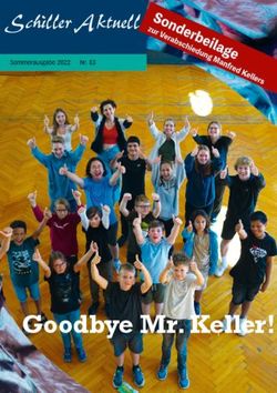 Goodbye Mr. Keller! - Schiller Aktuell