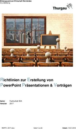 Richtlinien Zur Erstellung Von PowerPoint Präsentationen & Vorträgen - BZWW