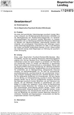 Gesetzentwurf - Der Bayerische Landesbeauftragte für ...