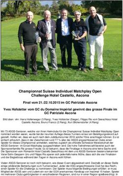 Championnat Suisse Individuel Matchplay Open Challenge Hotel Castello, Ascona - Castello Seeschloss