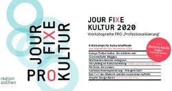 JOUR FIXE KULTUR 2020 - Workshopreihe PRO "Professionalisierung" - Region Aachen