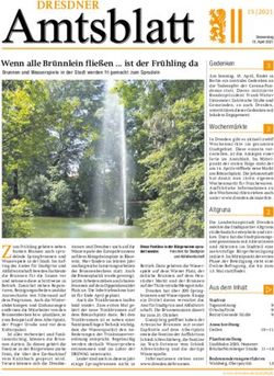 Wenn alle Br&uuml;nnlein flie&szlig;en ... ist der Fr&uuml;hling da - Dresden.de