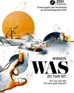 ZU TUN IST. F&uuml;r uns. F&uuml;r alle. F&uuml;r eine gute Zukunft - Erwartungen des Handwerks zur Bundestagswahl 2021 - Handwerkskammer Dresden