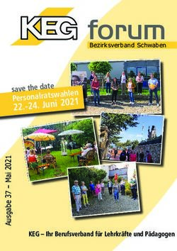 Forum 22.-24. Juni 2021 - Personalratswahlen - KEG-Schwaben