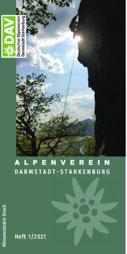 Heft 1/2021 - Alpenverein Darmstadt-Starkenburg
