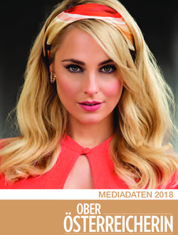 Mediadaten 2018 - Oberösterreicherin