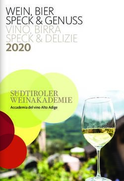 WEIN, BIER SPECK & GENUSS VINO, BIRRA SPECK & DELIZIE 2020 - SUDTIROLER WEINAKADEMIE