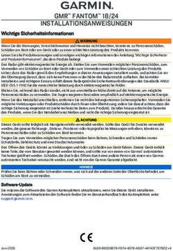 GMR FANTOM 18/24 INSTALLATIONSANWEISUNGEN