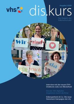 Dis.kurs Das Magazin der - Volkshochschulen - Interview mit der neuen DVV-Direktorin Julia von Westerholt - Deutscher ...