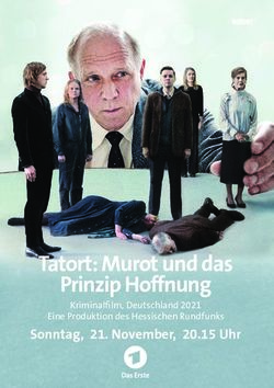 Tatort: Murot und das Prinzip Hoffnung - Sonntag, 21. November, 20.15 Uhr Kriminalfilm, Deutschland 2021 - Der Hessische ...