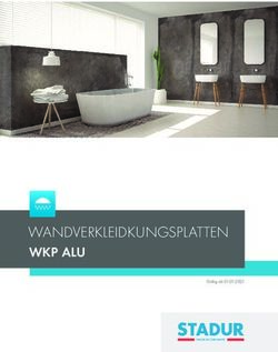 WANDVERKLEIDKUNGSPLATTEN WKP ALU - G&uuml;ltig ab 01.01.2021